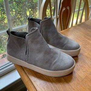 Dolce Vita Gray Faux Suede High Tops